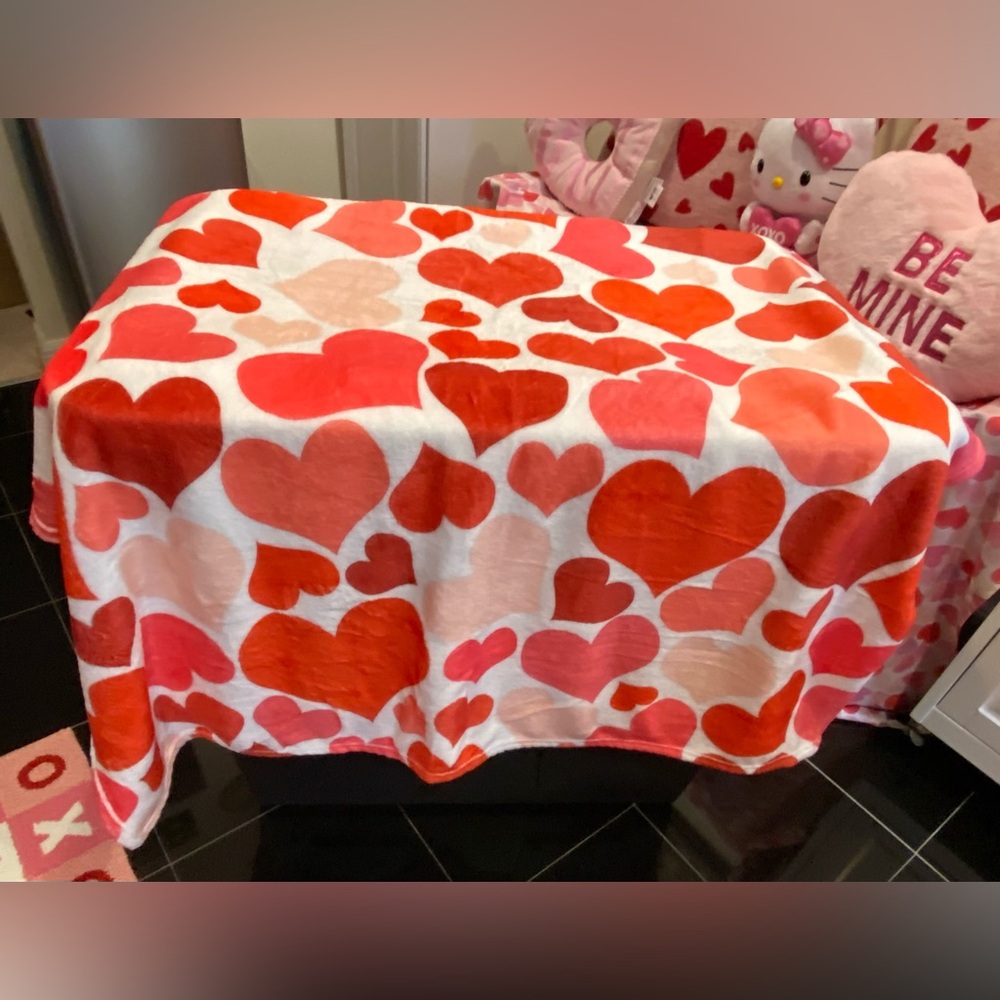 Valentines Day Blanket throw